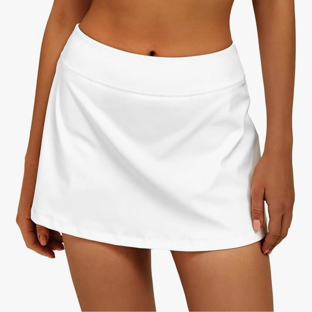 Stelle Women’s Pleated Tennis Skirt with Built-In Shorts